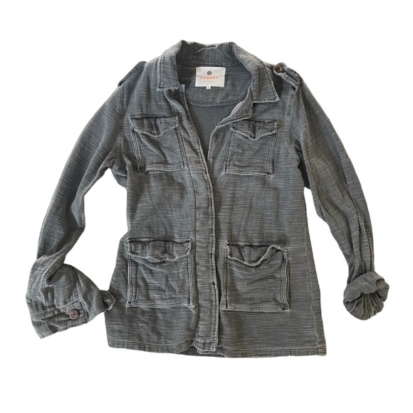 Sundry Lightweight Army Jacket Sz 1 - Picture 3 of 12